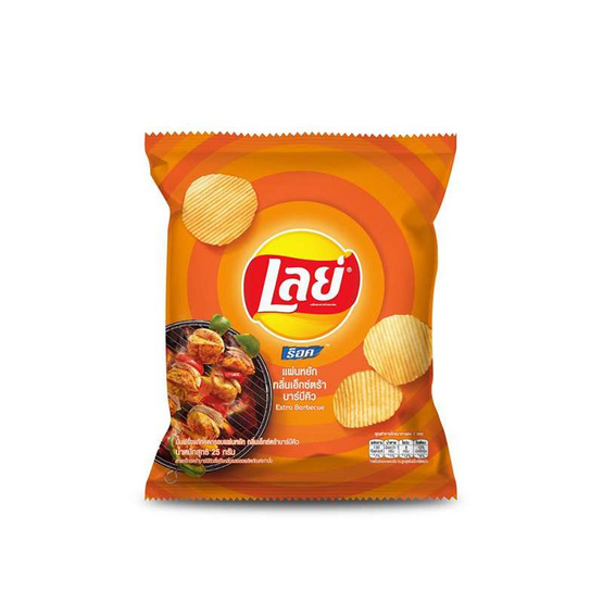 Lay แผ่นหยักรสบาร์บีคิว